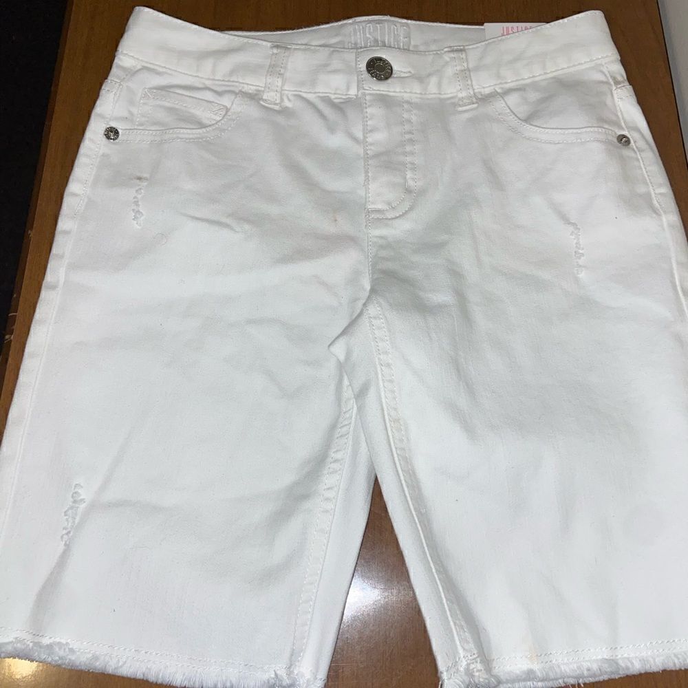 NWT justice denim Bermuda shorts